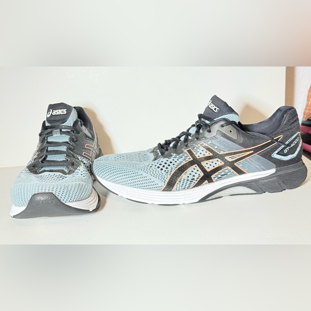 ASICS Men's GT-4000 2 Running Shoes Light Steel/Black